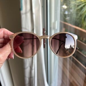 Neutral Beige Sunglasses